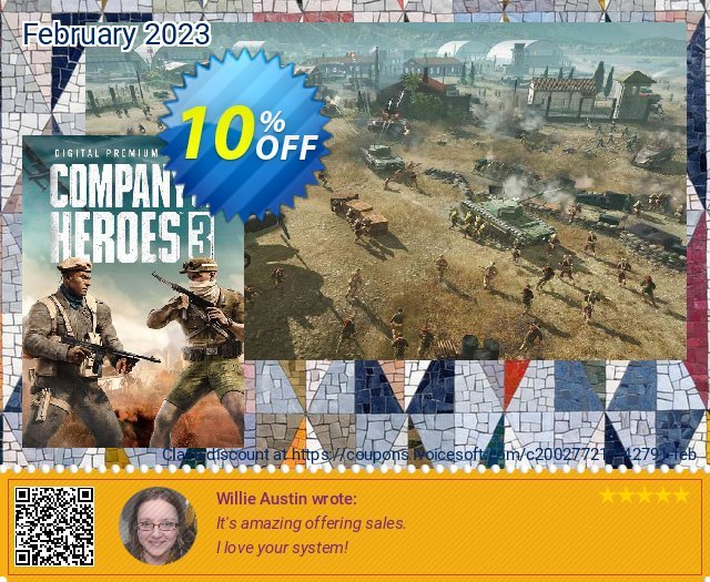 Company of Heroes 3 Digital Premium Edition PC discount 10% OFF, 2024 April Fools' Day offering sales. Company of Heroes 3 Digital Premium Edition PC Deal 2024 CDkeys