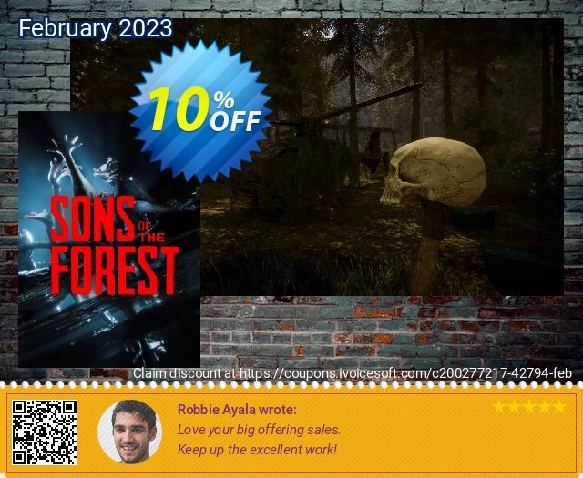 Sons Of The Forest PC menakjubkan penjualan Screenshot