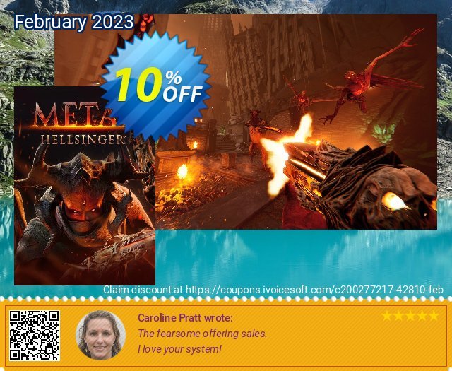 Metal: Hellsinger PC eksklusif promosi Screenshot