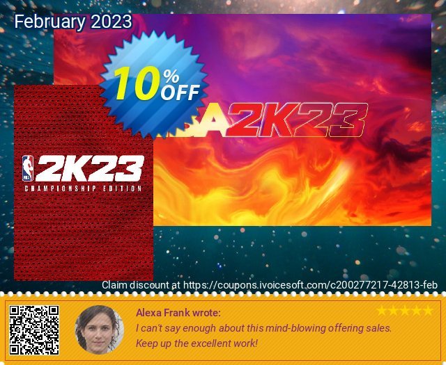 NBA 2K23 Championship Edition PC ausschließlich Promotionsangebot Bildschirmfoto
