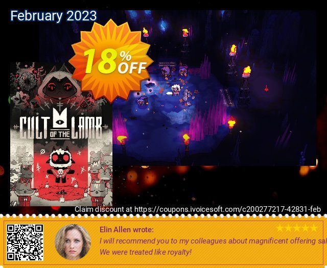 Cult of the Lamb PC discount 18% OFF, 2024 Mother Day discounts. Cult of the Lamb PC Deal 2024 CDkeys
