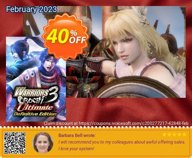 WARRIORS OROCHI 3 Ultimate Definitive Edition PC discount 40% OFF, 2024 Int' Nurses Day offering sales. WARRIORS OROCHI 3 Ultimate Definitive Edition PC Deal 2024 CDkeys