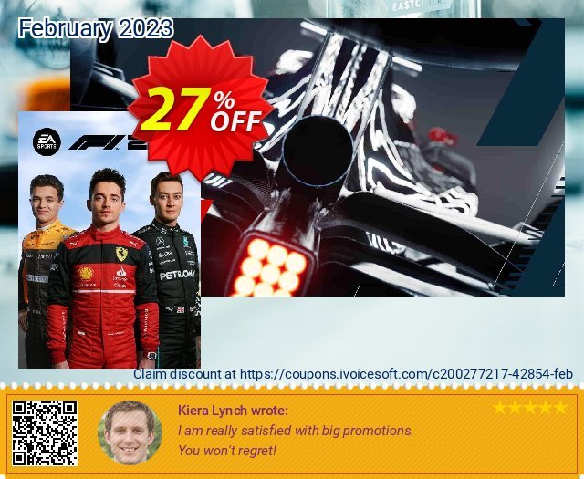 F1 22 PC gemilang kupon Screenshot