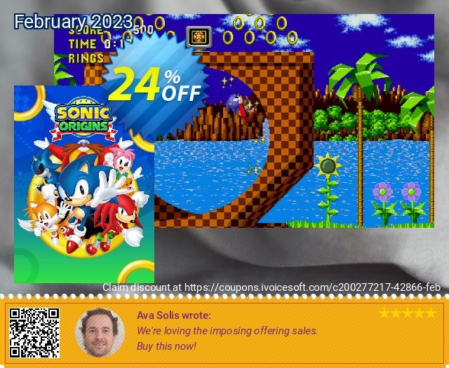 Sonic Origins PC 令人敬畏的 优惠券 软件截图