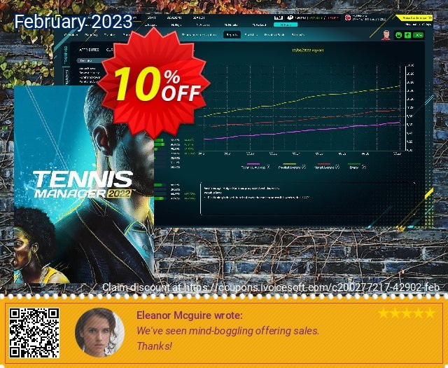 Tennis Manager 2022 PC klasse Verkaufsförderung Bildschirmfoto
