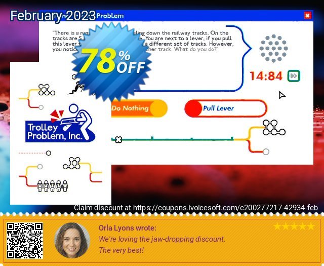 Trolley Problem, Inc. PC discount 78% OFF, 2024 African Liberation Day offering deals. Trolley Problem, Inc. PC Deal 2024 CDkeys