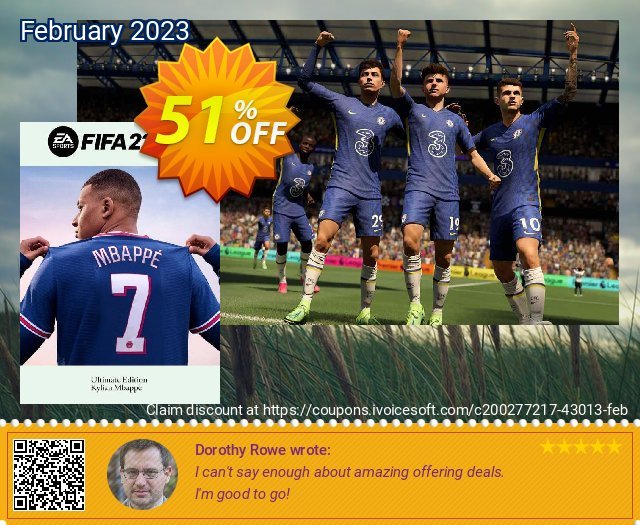 Fifa 22 Ultimate Edition PC (STEAM) discount 51% OFF, 2024 Resurrection Sunday promo. Fifa 22 Ultimate Edition PC (STEAM) Deal 2024 CDkeys