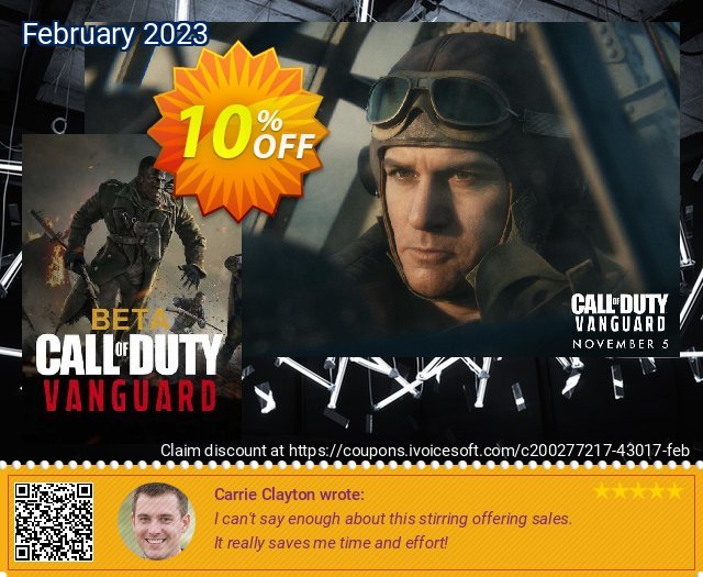 Call of Duty: Vanguard Beta - Xbox / PC / PS discount 10% OFF, 2024 Easter Day offering sales. Call of Duty: Vanguard Beta - Xbox / PC / PS Deal 2024 CDkeys