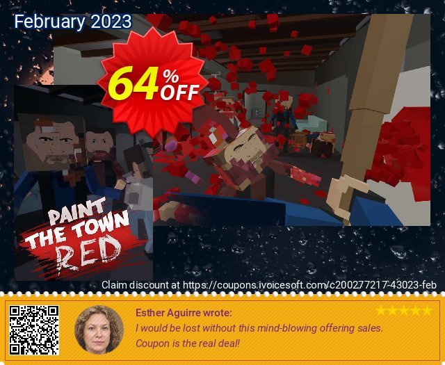 Paint the Town Red PC menakuntukan penawaran loyalitas pelanggan Screenshot