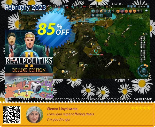 Realpolitiks II Deluxe Edition PC 惊人的 产品销售 软件截图