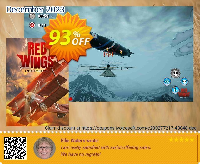 Red Wings: Aces of the Sky PC discount 93% OFF, 2024 Resurrection Sunday offering sales. Red Wings: Aces of the Sky PC Deal 2024 CDkeys