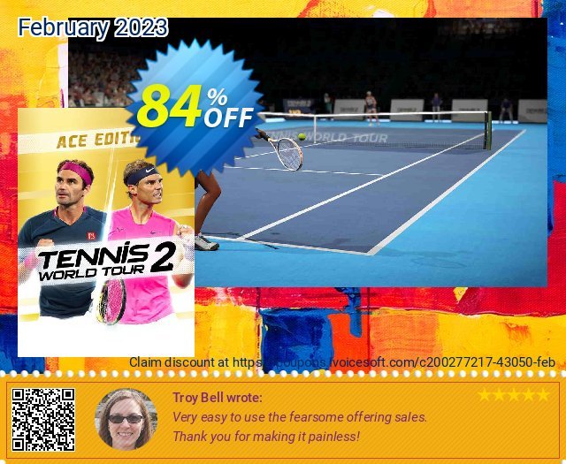 TENNIS WORLD TOUR 2 ACE EDITION PC 令人吃惊的 优惠 软件截图