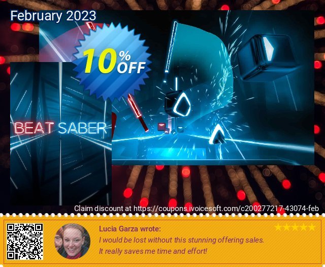 Beat Saber PC discount 10% OFF, 2024 Camera Day offering sales. Beat Saber PC Deal 2024 CDkeys