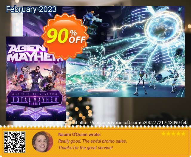 Agents of Mayhem - Total Mayhem Bundle PC discount 90% OFF, 2024 World Heritage Day offering sales. Agents of Mayhem - Total Mayhem Bundle PC Deal 2024 CDkeys