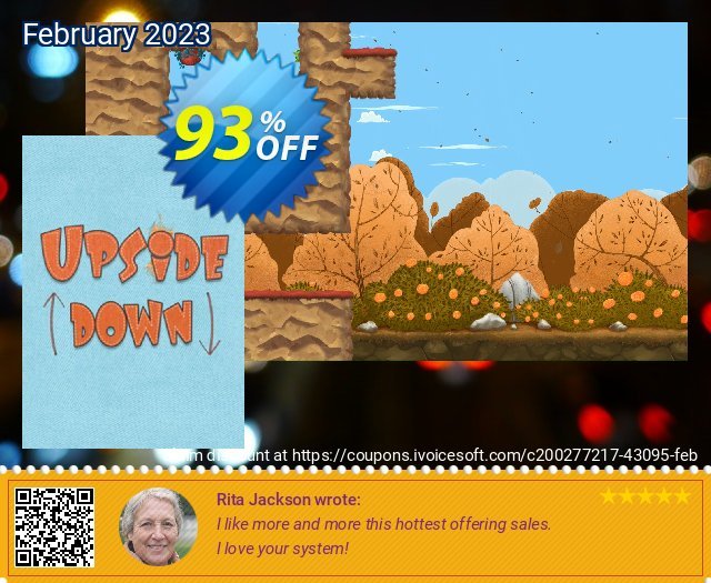 Upside Down PC Spesial voucher promo Screenshot