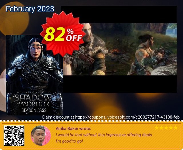 Middle-earth: Shadow of Mordor - Season Pass PC discount 82% OFF, 2024 Resurrection Sunday promo. Middle-earth: Shadow of Mordor - Season Pass PC Deal 2024 CDkeys