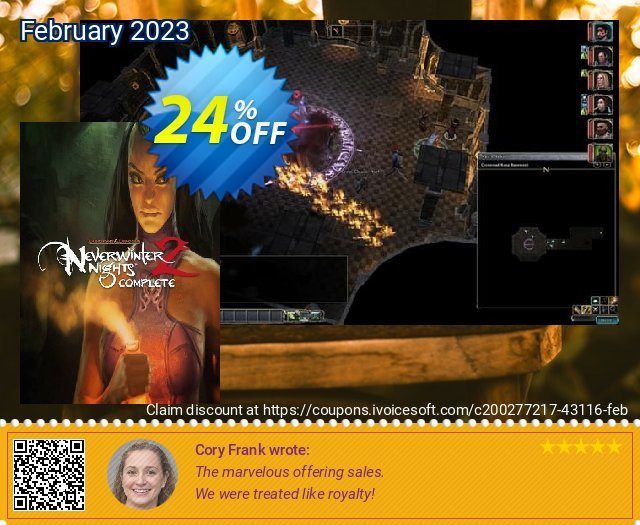 Neverwinter Nights 2 Complete PC menakuntukan promosi Screenshot