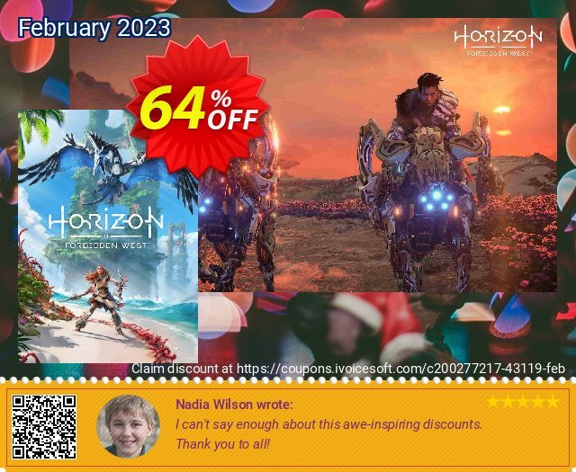 Horizon Forbidden West PS4/PS5 (US) klasse Nachlass Bildschirmfoto