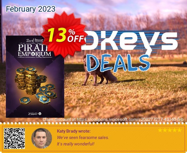 Sea of Thieves: Royal Treasury of the Ancients (2550 Ancient Coins) Xbox/PC (WW) discount 13% OFF, 2024 Labour Day discount. Sea of Thieves: Royal Treasury of the Ancients (2550 Ancient Coins) Xbox/PC (WW) Deal 2024 CDkeys