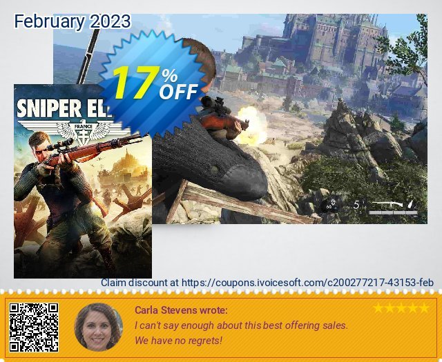 Sniper Elite 5 Xbox One/Xbox Series X|S (US) ausschließlich Nachlass Bildschirmfoto