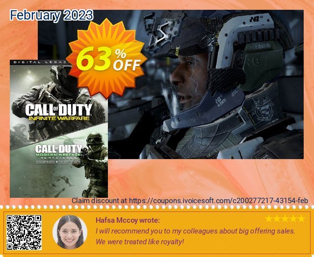 Call of Duty: Infinite Warfare - Digital Legacy Edition Xbox (US) discount 63% OFF, 2024 Spring offering sales. Call of Duty: Infinite Warfare - Digital Legacy Edition Xbox (US) Deal 2024 CDkeys