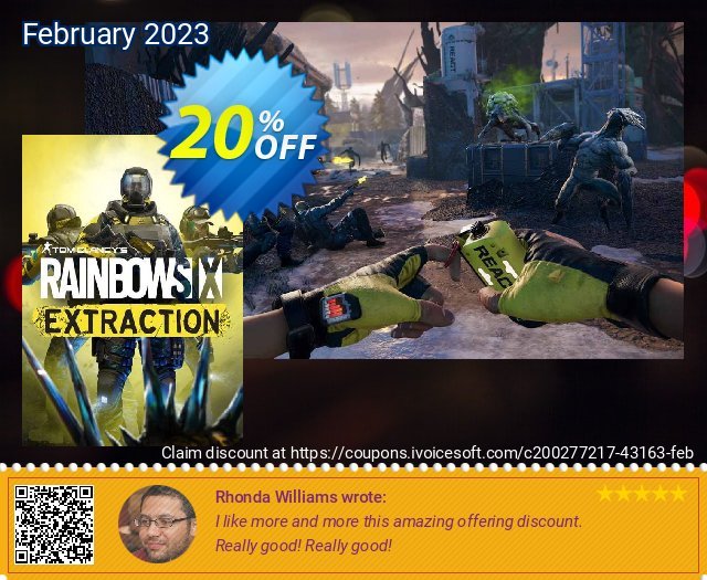 Tom Clancy&#039;s Rainbow Six: Extraction Xbox One & Xbox Series X|S (WW) atemberaubend Förderung Bildschirmfoto