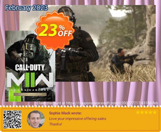 Call of Duty: Modern Warfare II - Vault Edition Xbox One & Xbox Series X|S (US) 令人敬畏的 优惠券 软件截图