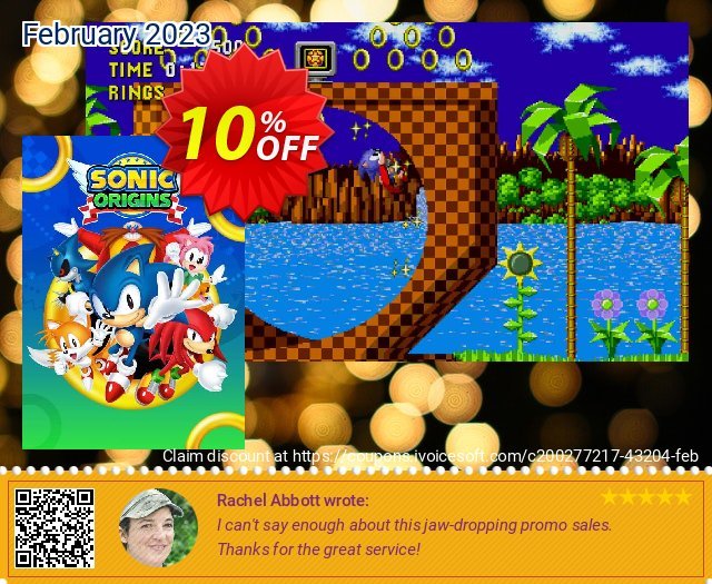 Sonic Origins Xbox (WW) beeindruckend Promotionsangebot Bildschirmfoto