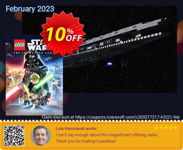 LEGO Star Wars: The Skywalker Saga Xbox One & Xbox Series X|S (WW) discount 10% OFF, 2024 April Fools' Day promo sales. LEGO Star Wars: The Skywalker Saga Xbox One &amp; Xbox Series X|S (WW) Deal 2024 CDkeys