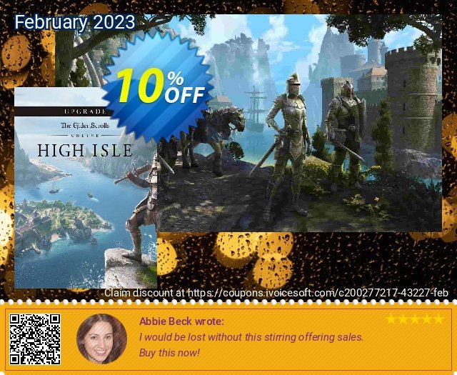The Elder Scrolls Online: High Isle Upgrade Xbox (US) discount 10% OFF, 2024 Easter Day offering sales. The Elder Scrolls Online: High Isle Upgrade Xbox (US) Deal 2024 CDkeys