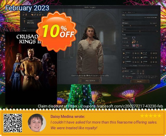 Crusader Kings III Xbox Series X|S (WW) discount 10% OFF, 2024 World Heritage Day offering sales. Crusader Kings III Xbox Series X|S (WW) Deal 2024 CDkeys