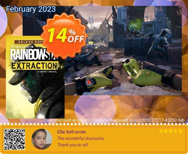 Tom Clancy&#039;s Rainbow Six: Extraction Deluxe Edition Xbox One & Xbox Series X|S (WW) tersendiri promo Screenshot