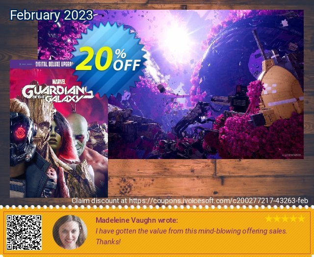 Marvel's Guardians of the Galaxy: Digital Deluxe Upgrade Xbox One & Xbox Series X|S (WW) discount 20% OFF, 2024 Int' Nurses Day offering sales. Marvel&#039;s Guardians of the Galaxy: Digital Deluxe Upgrade Xbox One &amp; Xbox Series X|S (WW) Deal 2024 CDkeys