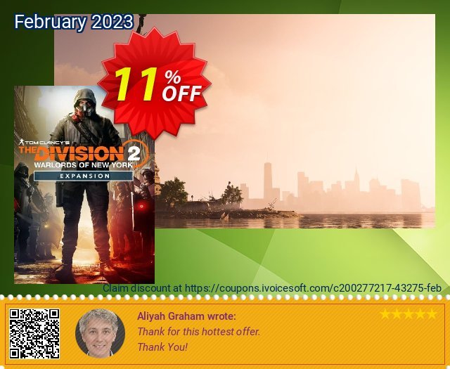 The Division 2 - Warlords of New York - Expansion Xbox (US)  특별한   세일  스크린 샷