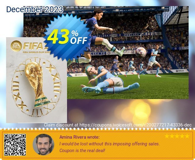 FIFA 23 Standard Edition Xbox Series X|S (WW) discount 14% OFF, 2022 Cheese Pizza Day offering sales. FIFA 23 Standard Edition Xbox Series X|S (WW) Deal 2021 CDkeys