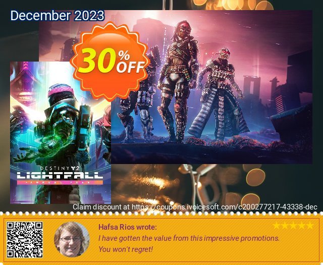Destiny 2: Lightfall + Annual Pass + Bonus  PC - DLC exklusiv Preisnachlässe Bildschirmfoto