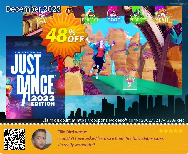 Just Dance 2023 Edition Xbox One & Xbox Series X|S (WW) discount 48% OFF, 2024 Spring offering sales. Just Dance 2024 Edition Xbox One & Xbox Series X|S (WW) Deal 2024 CDkeys
