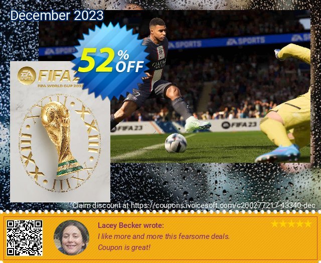 FIFA 23 PC (EN) discount 52% OFF, 2024 Mother's Day offering sales. FIFA 23 PC (EN) Deal 2024 CDkeys