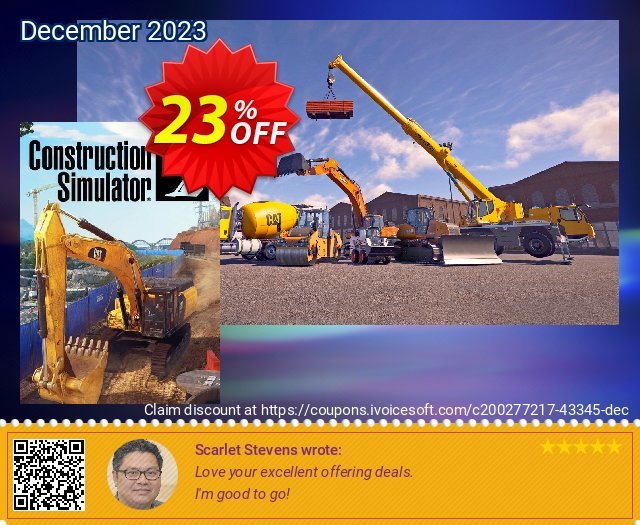 Construction Simulator PC discount 23% OFF, 2024 Mother's Day promotions. Construction Simulator PC Deal 2024 CDkeys
