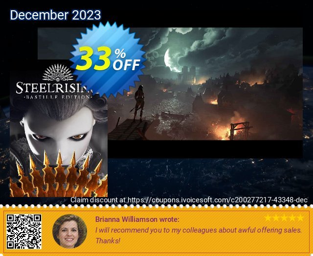Steelrising - Bastille Edition PC atemberaubend Preisnachlass Bildschirmfoto