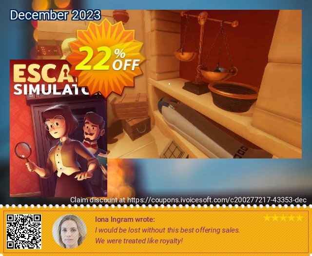 Escape Simulator PC 驚き 推進 スクリーンショット