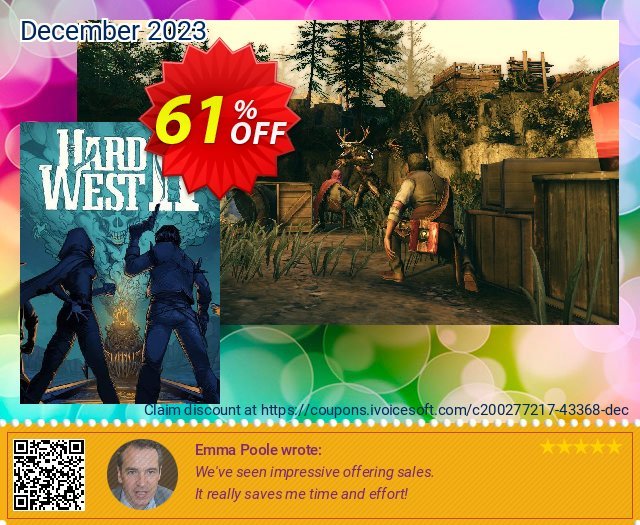 Hard West 2 PC discount 61% OFF, 2024 Resurrection Sunday offer. Hard West 2 PC Deal 2024 CDkeys