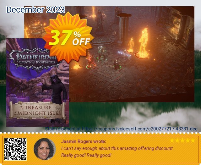 Pathfinder: Wrath of the Righteous – The Treasure of the Midnight Isles PC - DLC discount 37% OFF, 2024 Working Day offering sales. Pathfinder: Wrath of the Righteous – The Treasure of the Midnight Isles PC - DLC Deal 2024 CDkeys