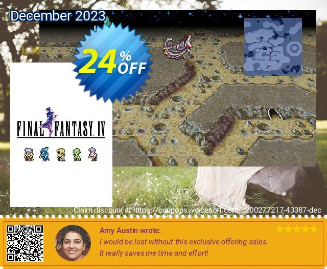 Final Fantasy IV PC verwunderlich Rabatt Bildschirmfoto
