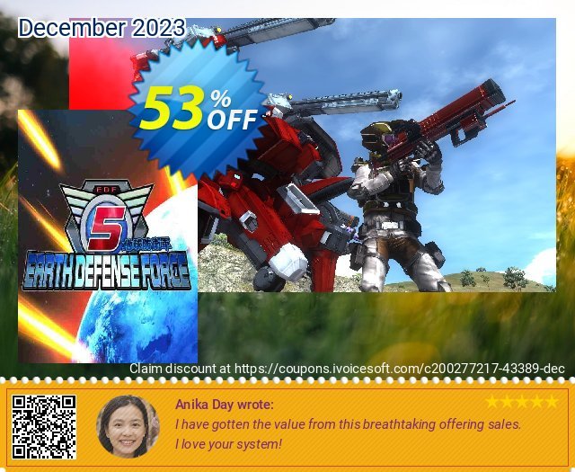 EARTH DEFENSE FORCE 5 PC discount 53% OFF, 2024 African Liberation Day offering sales. EARTH DEFENSE FORCE 5 PC Deal 2024 CDkeys