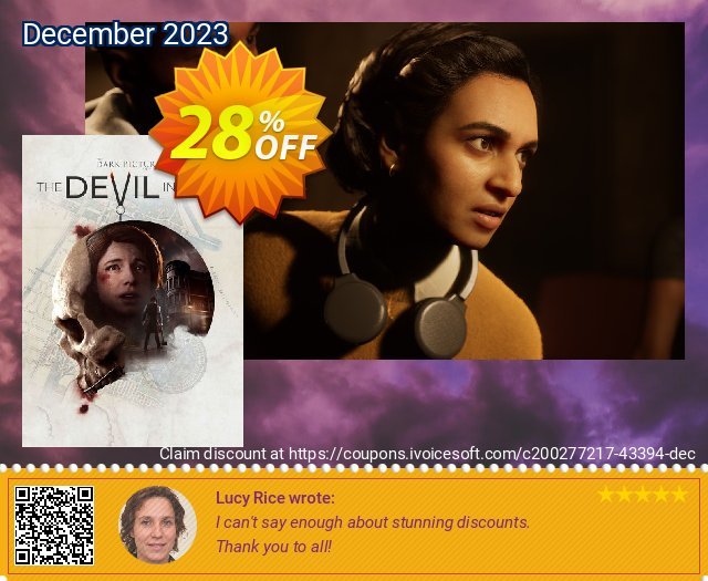 The Dark Pictures Anthology: The Devil in Me PC discount 28% OFF, 2024 African Liberation Day offering sales. The Dark Pictures Anthology: The Devil in Me PC Deal 2024 CDkeys