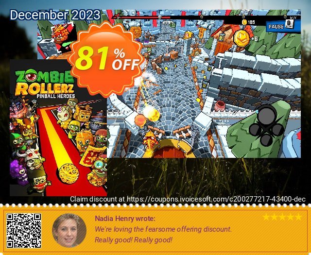 Zombie Rollerz: Pinball Heroes PC  최고의   세일  스크린 샷