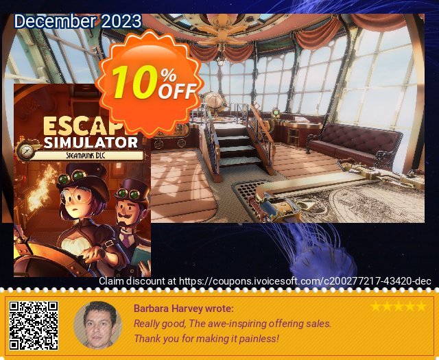 Escape Simulator: Steampunk PC DLC 大的 折扣 软件截图
