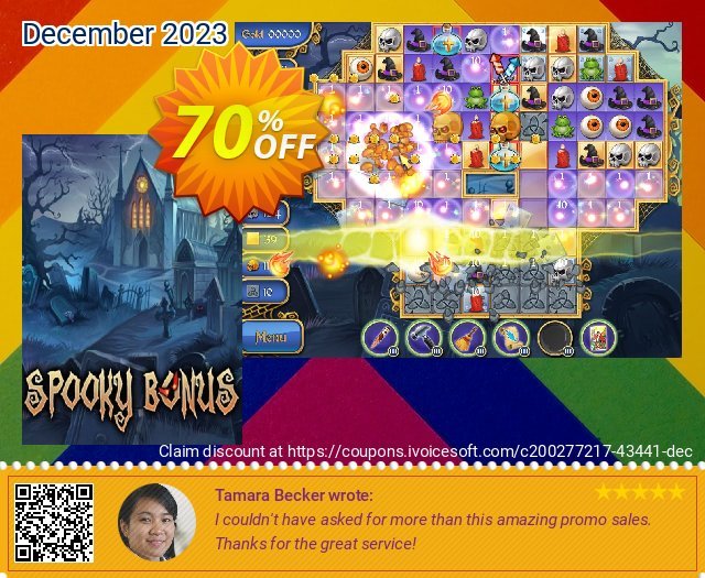 Spooky Bonus PC atemberaubend Promotionsangebot Bildschirmfoto