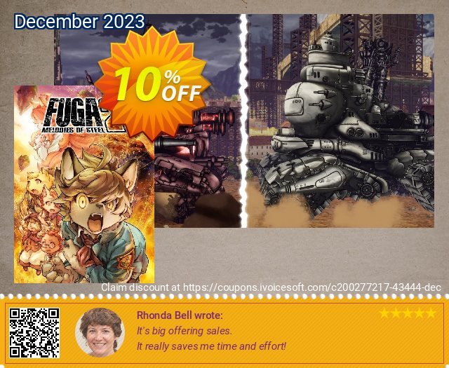 Fuga: Melodies of Steel 2 PC 可怕的 折扣码 软件截图